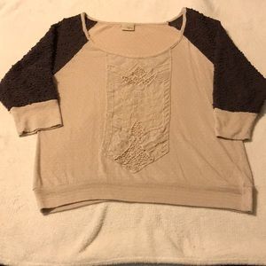 Daytrip dolman 3/4 sleeve top. Size M.